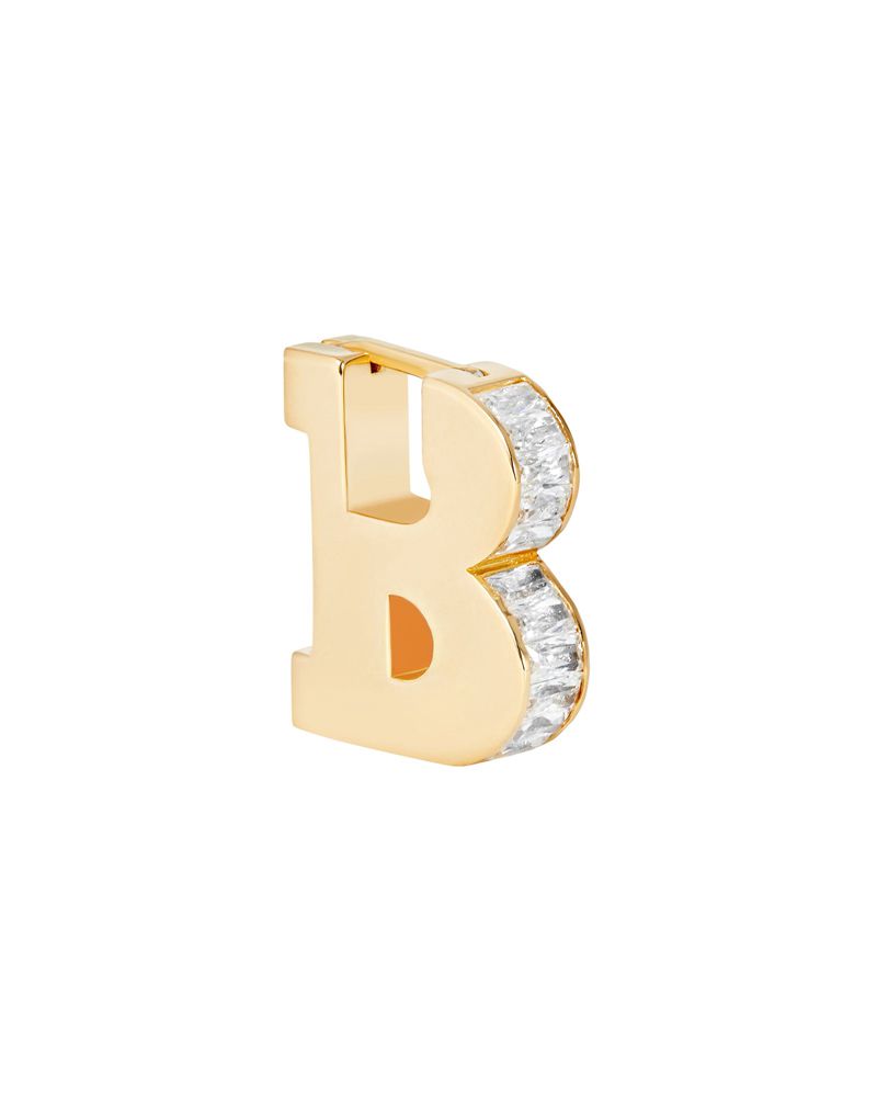 Bijuterii Barbati Playboy Pb Initial Earrings Argintii | LKAV-76492