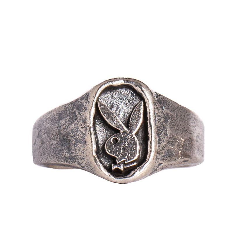 Bijuterii Barbati Playboy Rabbit Head Signet Ring Metal | SGDC-34967