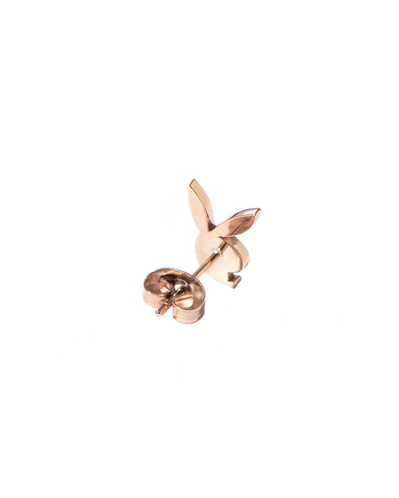 Bijuterii Barbati Playboy Rabbit Head Stud Earrings Argintii | QIYN-30941