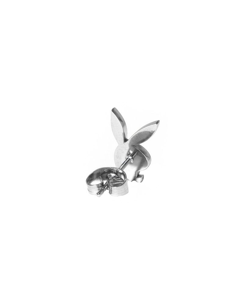 Bijuterii Barbati Playboy Rabbit Head Stud Earrings Argintii | QIYN-30941