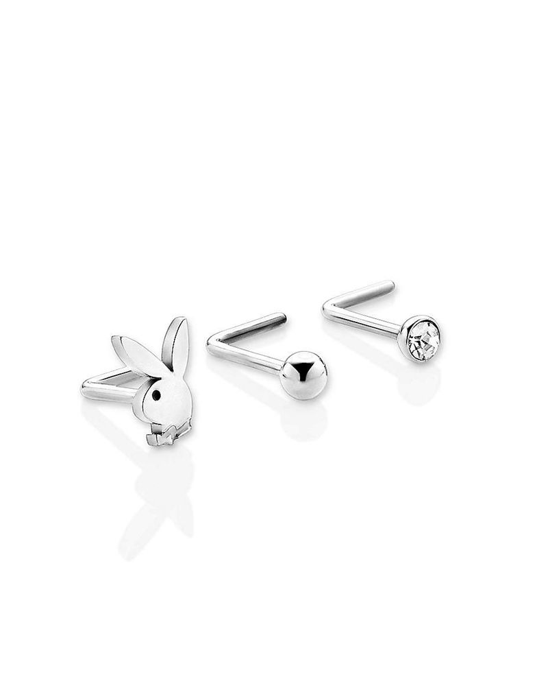 Bijuterii Dama Playboy Bunny Nose Studs Aurii | SJFK-68514