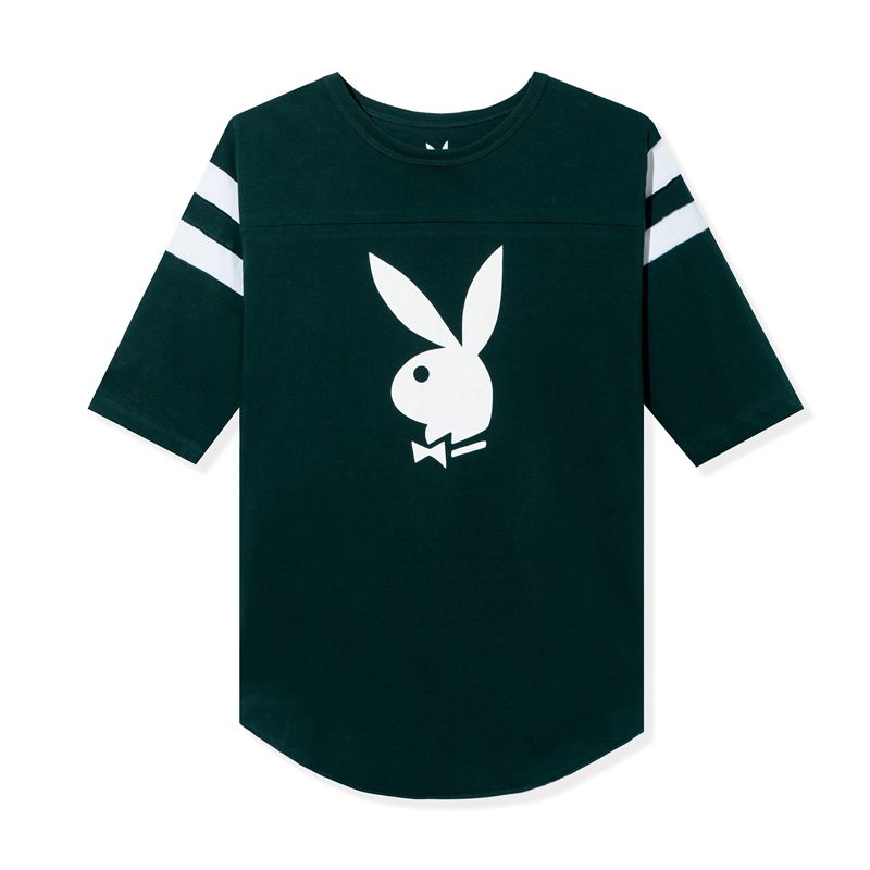 Camasa Barbati Playboy 53 Jersey Negrii Albi | YPAJ-34709