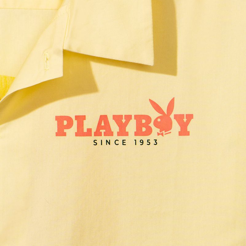 Camasa Barbati Playboy Crest Button Down Galbeni | AJXG-47583