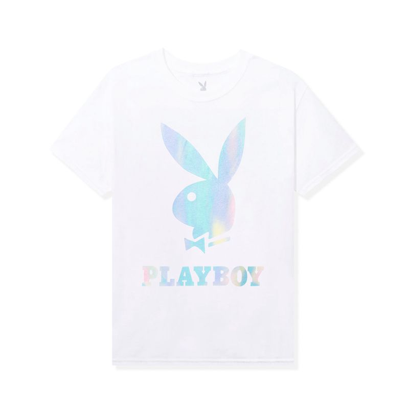 Camasa Barbati Playboy Holographic Logo Albi | QXZE-98026