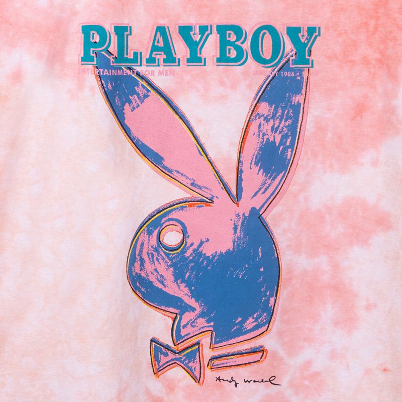 Camasa Barbati Playboy January 1986 Andy Warhol Cover Tie Dye Rosii | ULEP-39075