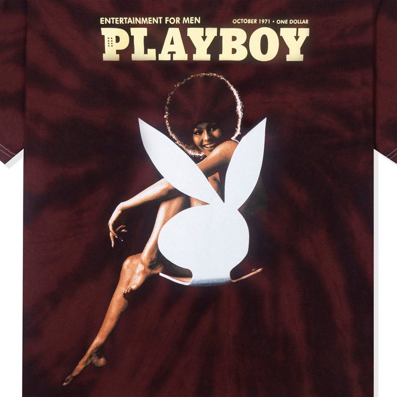 Camasa Barbati Playboy October 1971 Darine Stern Cover Tie Dye Negrii | GVMF-95670