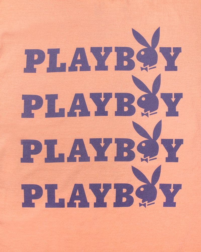 Camasa Barbati Playboy Peach Graphic Roz Violet | YNXP-78564