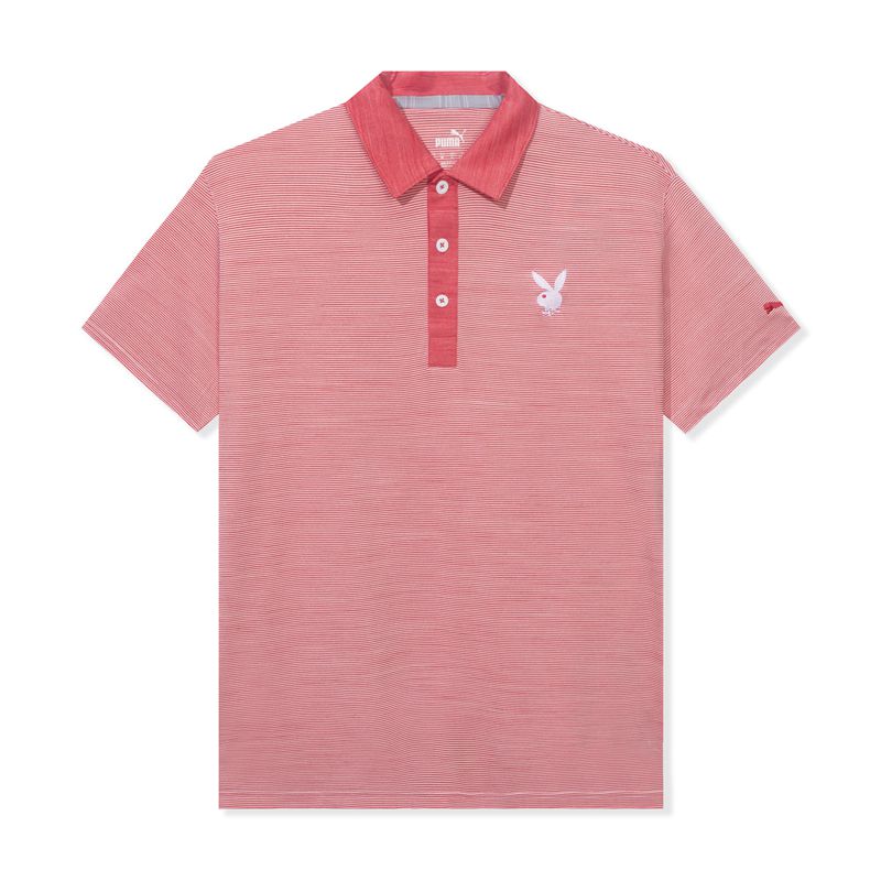 Camasa Barbati Playboy Puma Golf Legend Polo Rosii | UBCA-79361