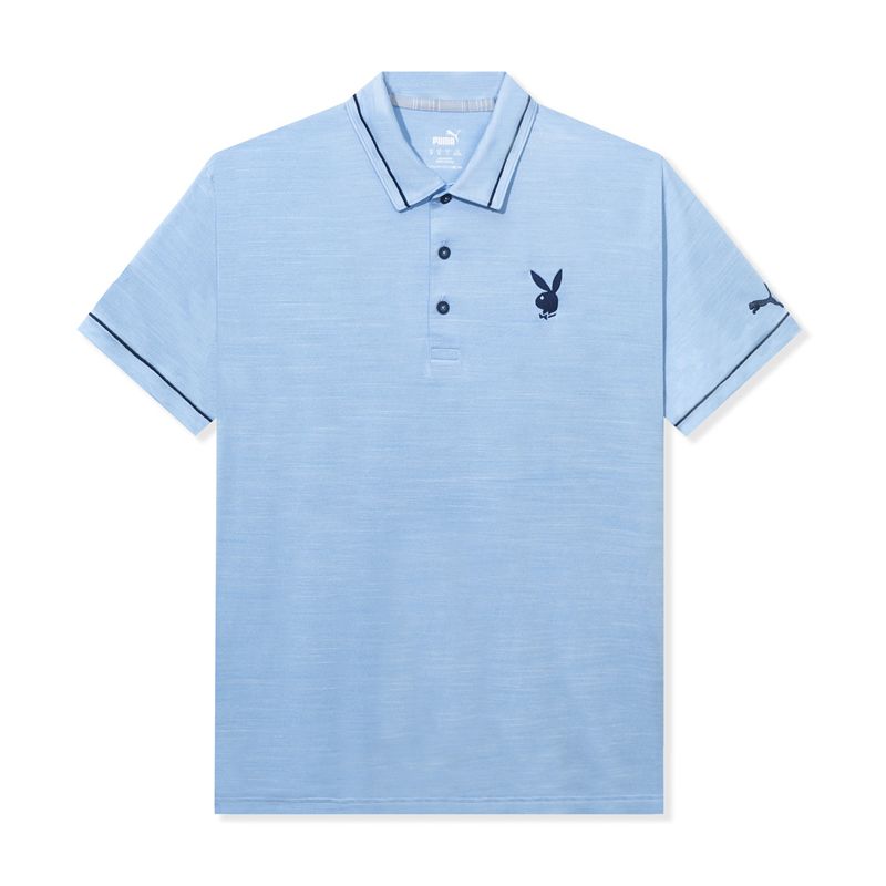 Camasa Barbati Playboy Puma Golf Monarch Performance Polo Albastri | UKQO-23054