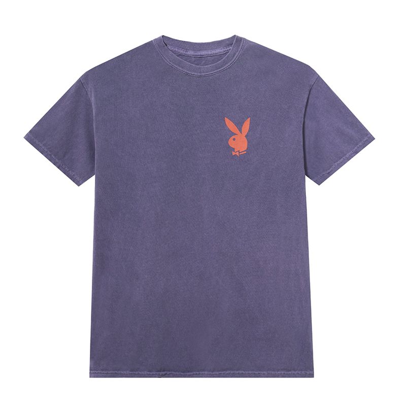 Camasa Barbati Playboy Purple Graphic Violet | VZOD-50481