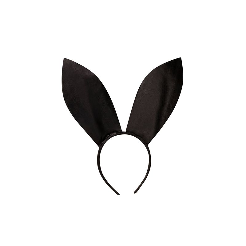 Costum De Iepuraș Dama Playboy The OfficialAccessory Set Negrii Albi | AZUM-58029