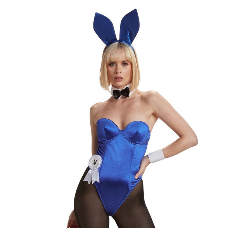 Costum De Iepuraș Dama Playboy The Official Albastri | MIHE-31807