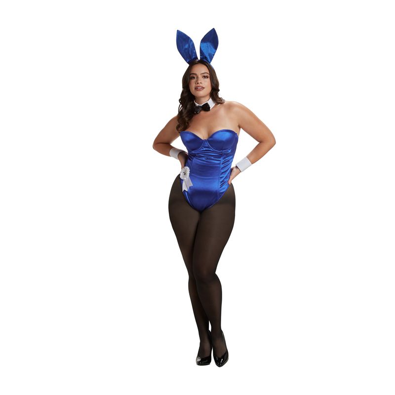 Costum De Iepuraș Dama Playboy The Official Albastri | MIHE-31807