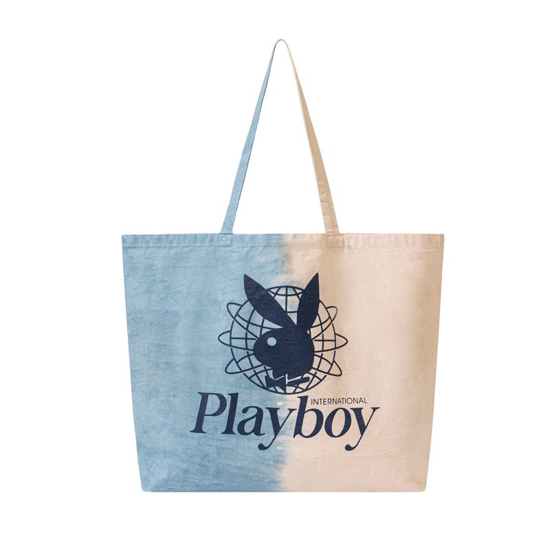 Costume De Baie Dama Playboy Dip-Dye Rabbit Head Tote Roz Albastri | KROI-57801