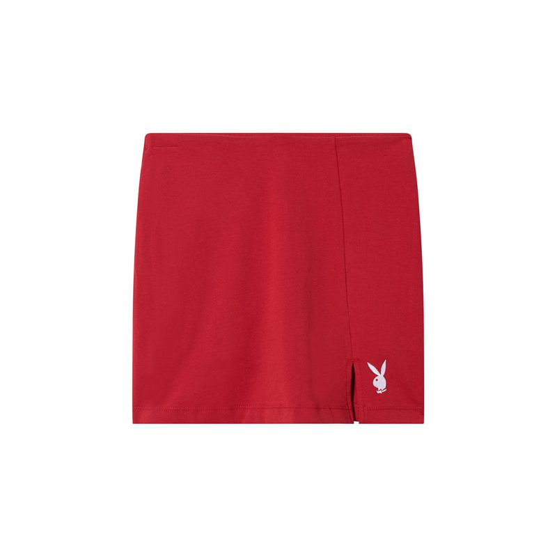 Fuste Dama Playboy Slit Skort Gri | XVIH-18934