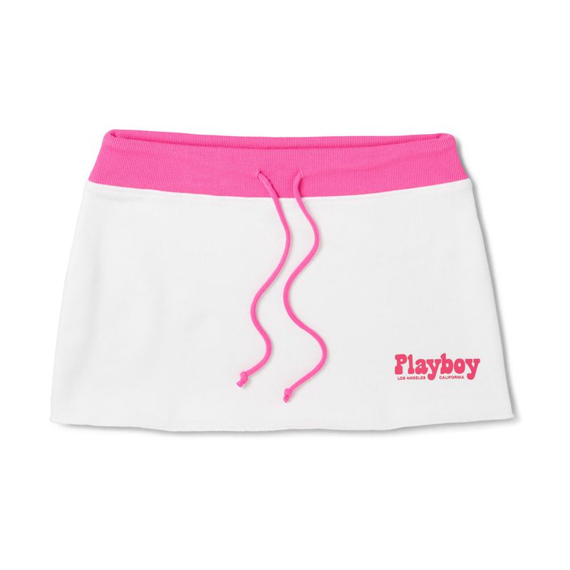 Fuste Dama Playboy Sunrise Drawstring Mini Albi Violet | KOUD-31920