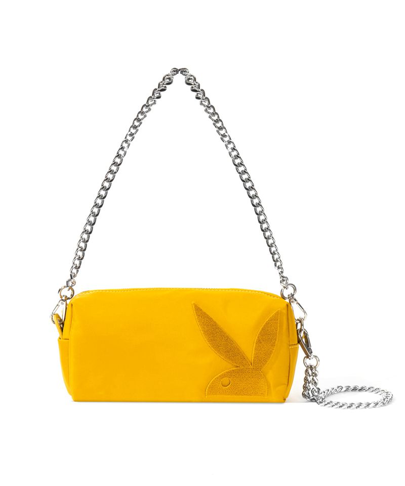 Geanta De Mana Dama Playboy Nailon Clutch Muștar | ETBL-87629