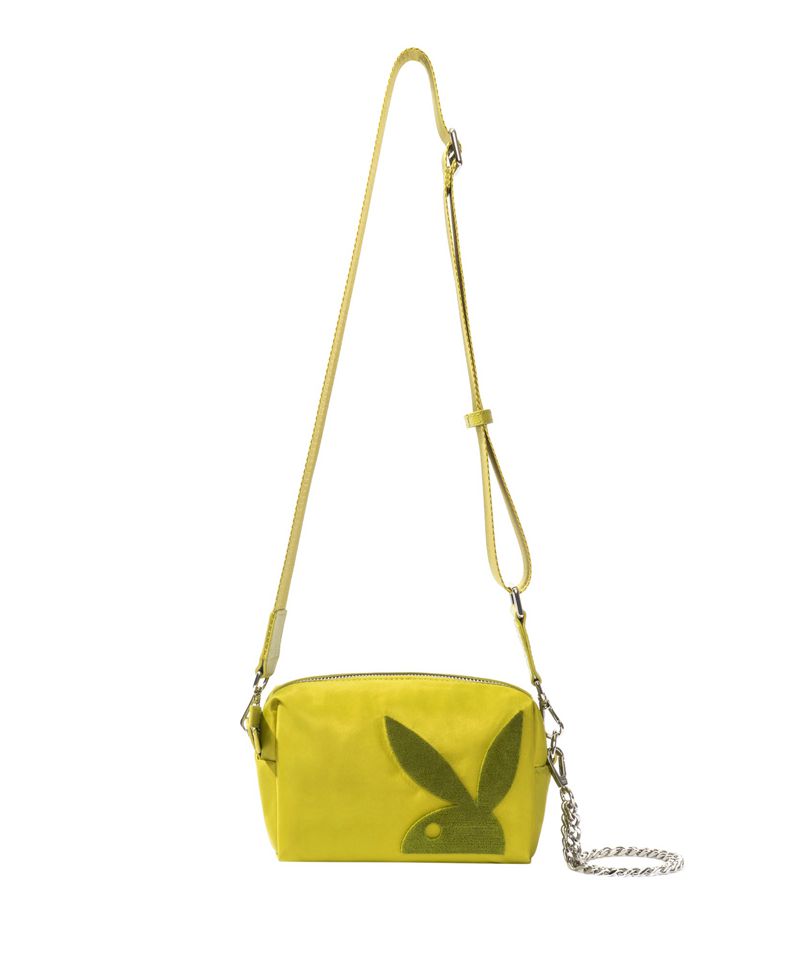 Geanta De Mana Dama Playboy Nailon Crossbody Albastri Inchis | ORUT-31207