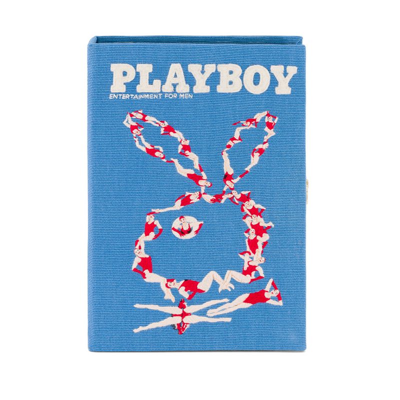 Geanta De Mana Dama Playboy Olympia Le-Tan July-August 2013 Cover Clutch Albastri | YPEZ-87250