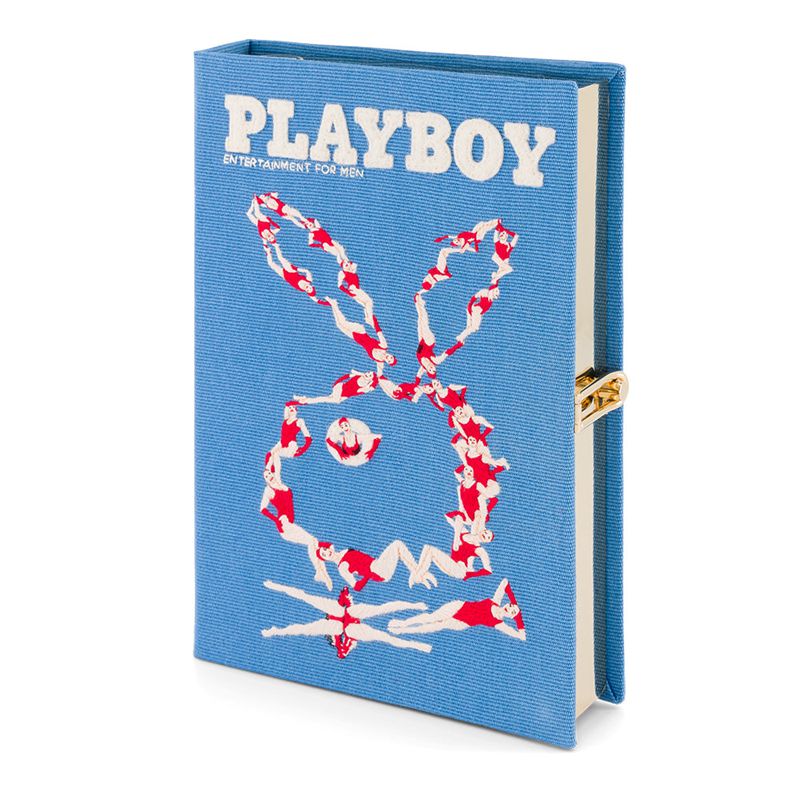 Geanta De Mana Dama Playboy Olympia Le-Tan July-August 2013 Cover Clutch Albastri | YPEZ-87250