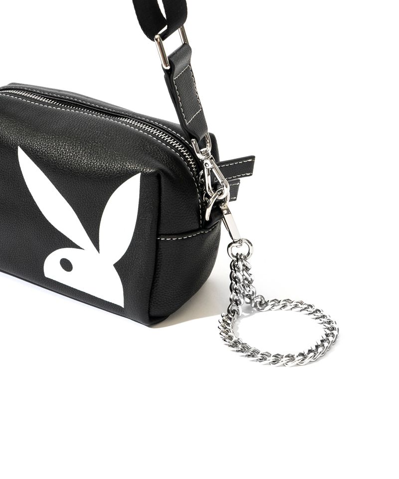 Geanta De Mana Dama Playboy Piele Crossbody Negrii | MJYA-02759