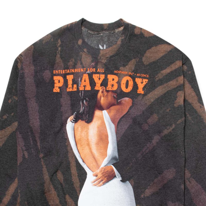 Hanorac Cu Gluga Barbati Playboy November 1967 Tie Dye Crewneck Maro | AMIG-03859