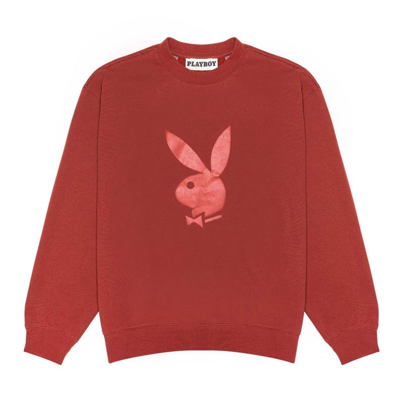 Hanorac Cu Gluga Barbati Playboy Nuance Crewneck Visinii | PIWE-30179