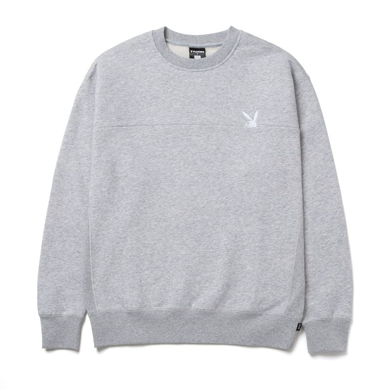 Hanorac Cu Gluga Barbati Playboy X Huf Rabbit Head Crewneck Negrii | MFJU-43502