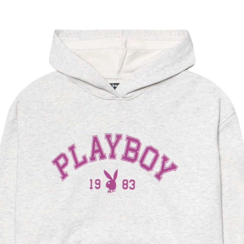 Hanorac Cu Gluga Dama Playboy 1983 Gri | LHYK-50192