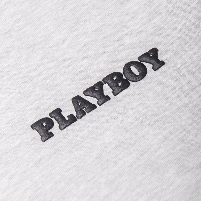 Hanorac Cu Gluga Dama Playboy Clasici Crewneck Gri | HMCK-01594