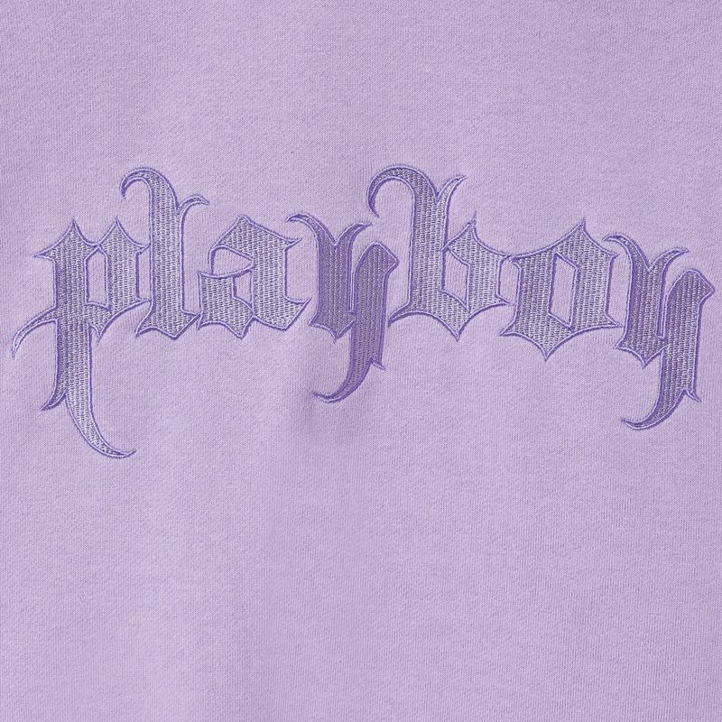 Hanorac Cu Gluga Dama Playboy Layered Violet | YZAK-14892