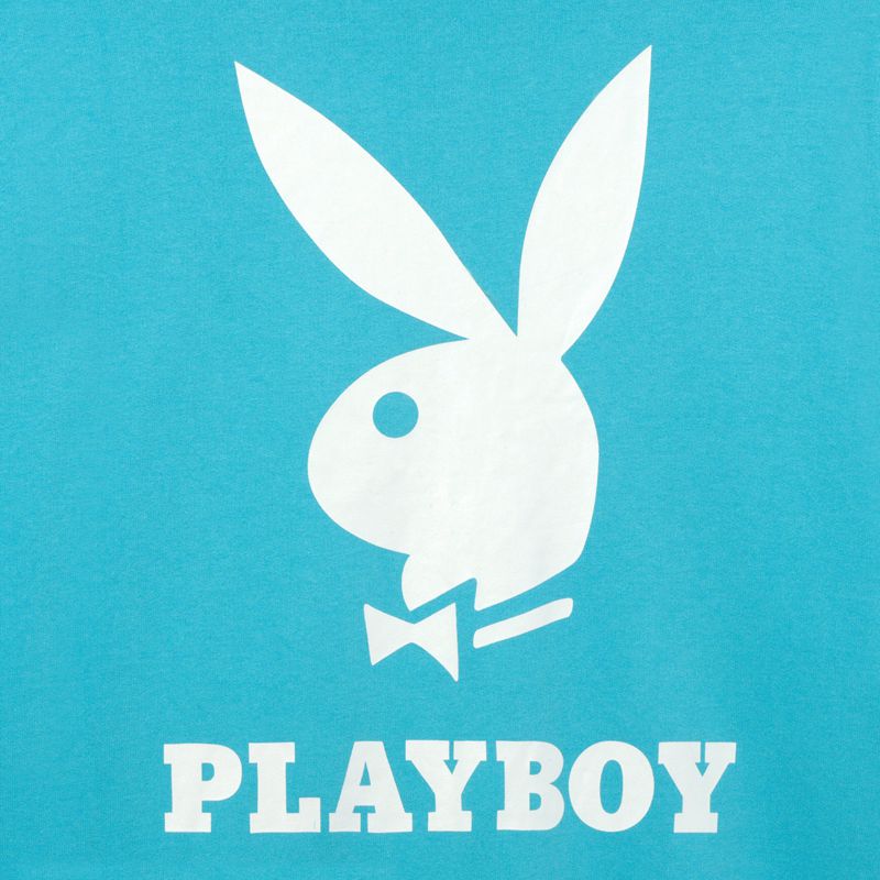 Hanorac Cu Gluga Dama Playboy Logo Oversized Zip-Up Albastri | ROSN-28157