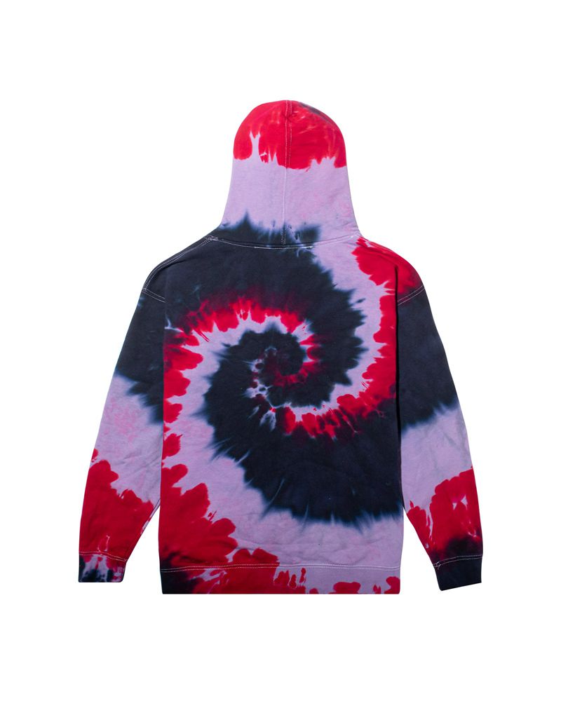 Hanorac Cu Gluga Dama Playboy Tokyo Club Tie-Dye Rosii | FPJE-05183