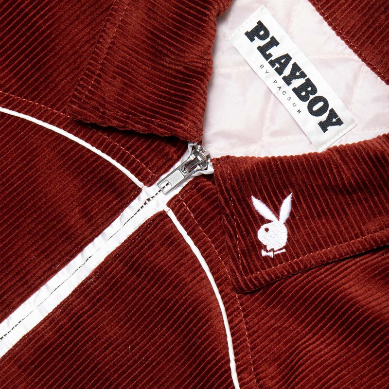 Jacheta Barbati Playboy High Roller Jacket Rosii Inchis | QBPA-13954