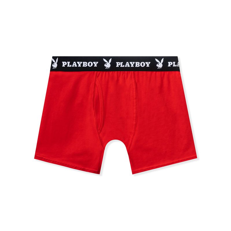 Lenjerie Barbati Playboy 3-Pack Boxer Briefs Colorati | RHOW-50678