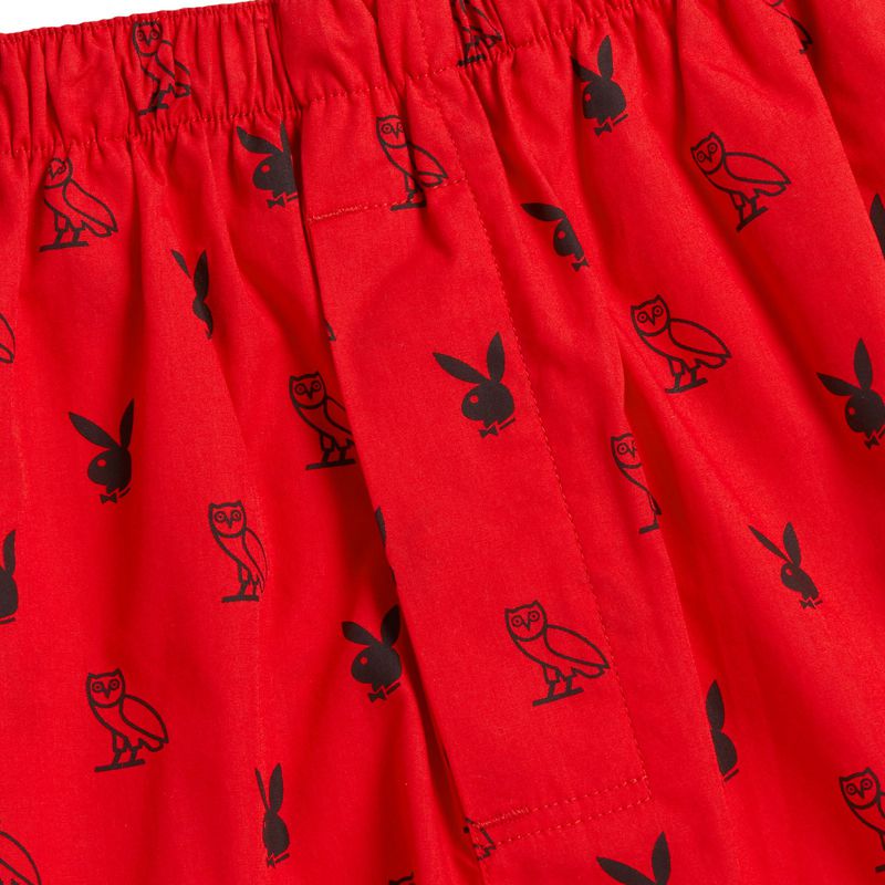 Lenjerie Barbati Playboy X Ovo Boxers Albi | FTUE-34657