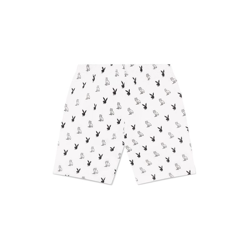 Lenjerie Barbati Playboy X Ovo Boxers Albi | FTUE-34657