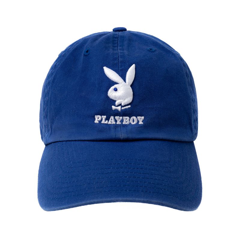 Palarie Barbati Playboy 47 Brand Adjustable Dad Roz Albi | TFPA-51792