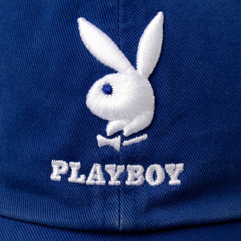 Palarie Barbati Playboy 47 Brand Adjustable Dad Roz Albi | TFPA-51792