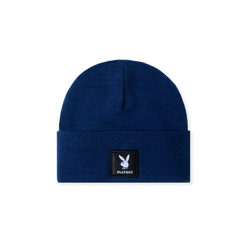 Palarie Barbati Playboy Knit Beanie With Logo Patch Verzi | KWHU-83629