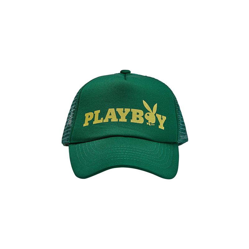 Palarie Barbati Playboy Masthead Trucker Verzi | GMWF-84796