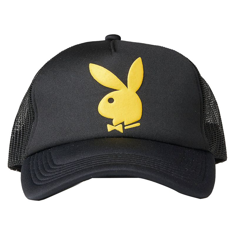 Palarie Barbati Playboy X Pleasures Bunny Trucker Forest | UGEH-20146