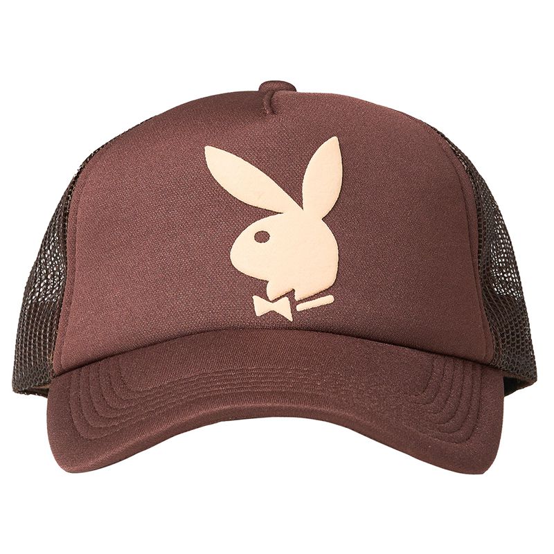 Palarie Barbati Playboy X Pleasures Bunny Trucker Forest | UGEH-20146