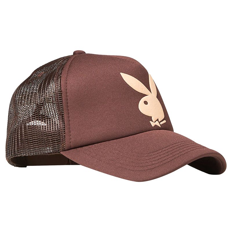 Palarie Barbati Playboy X Pleasures Bunny Trucker Forest | UGEH-20146