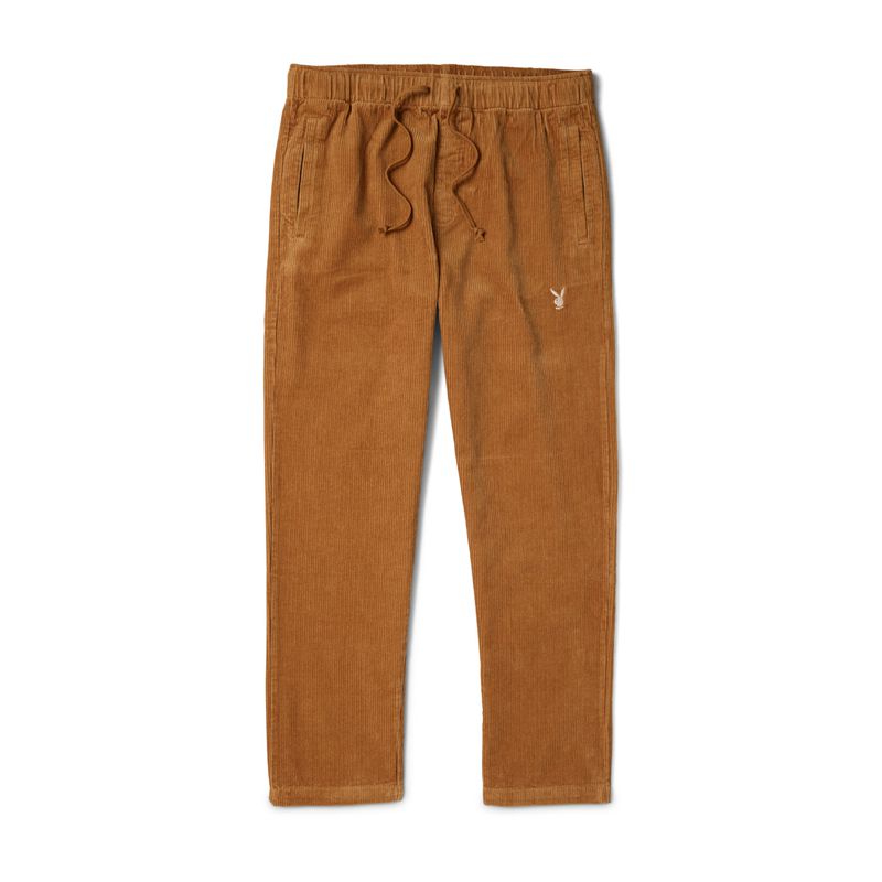 Pantaloni Barbati Playboy Corduroys Maro | JLFP-07132