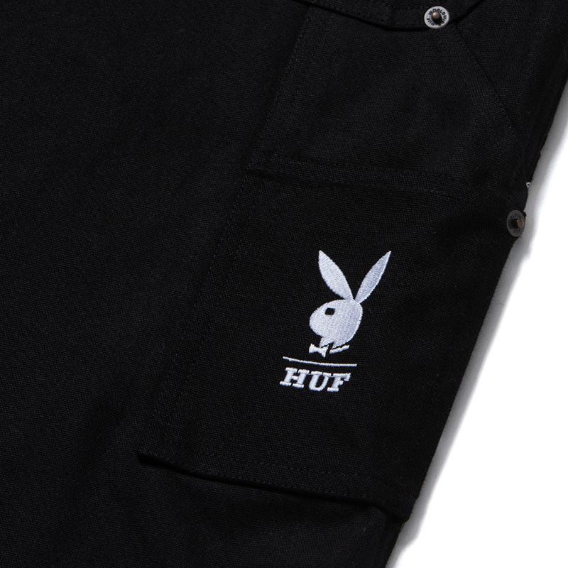 Pantaloni Barbati Playboy X Huf Vvs Rabbit Head Negrii | EZIO-48752