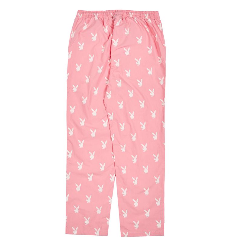 Pantaloni Barbati Playboy X Pleasures Bunny Lounge Negrii | JQIG-26495