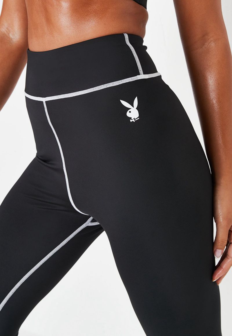 Pantaloni Dama Playboy Active Branded Legging Verzi | UXBF-43869