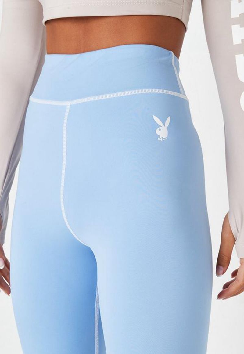 Pantaloni Dama Playboy Active Branded Legging Verzi | UXBF-43869