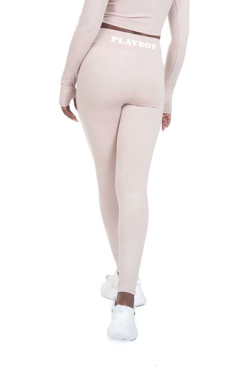 Pantaloni Dama Playboy Active Ruched Waistband Leggings Gri | GNAC-94186